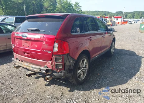 2013 Ford Edge Limited from USA, damaged, VIN 2FMDK4KC5DBC91072
